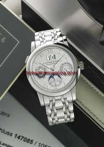 A. Lange & Sohne Langematik Perpetual Platinum Bracelet (310.225)
