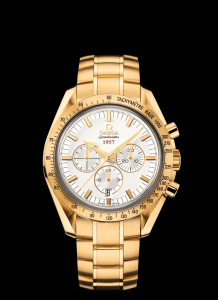 Omega Speedmaster Broad Arrow 1957 Yellow Gold / Bracelet (321.50.42.50.02.001)