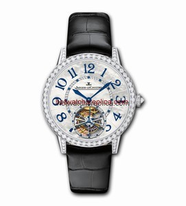 Jaeger-LeCoultre Rendez-Vous Tourbillon White Gold Mother of Pearl Blue (3413408)