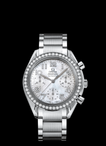Omega Speedmaster Reduced Ladies MOP / Diamond Bezel / Bracelet (3535.70.00)