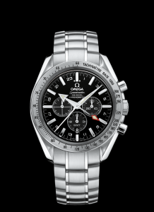 Omega Speedmaster Broad Arrow Co-Axial GMT Black / Bracelet (3581.50.00)