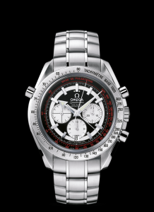 Omega Speedmaster Broad Arrow Co-Axial Rattrapante Inverted Panda / Bracelet (3582.51.00)