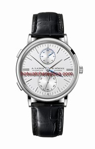 A. Lange & Sohne Saxonia Dual Time White Gold (386.026)
