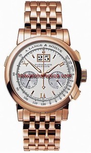 A. Lange & Sohne Datograph Rose Gold / Silver / Bracelet (403.432)