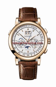 A. Lange & Sohne Datograph Perpetual Rose Gold / Silver (410.032)