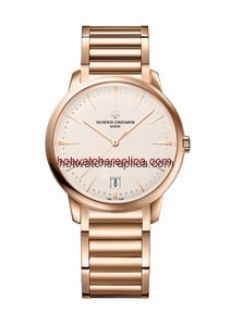 Vacheron Constantin Patrimony Contemporaine Small Bracelet Pink Gold (4100U/110R-B180)