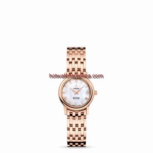 Omega Deville Prestige Quartz 22mm Red Gold / Bracelet MOP (4116.70.00)