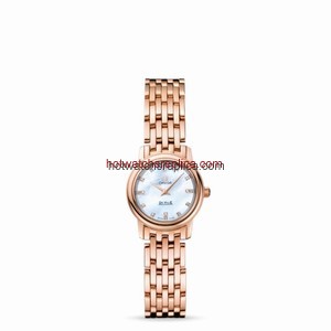 Omega Deville Prestige Quartz 22mm Red Gold / Bracelet / Diamond MOP (4116.75.00)