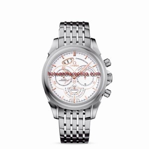 Omega Deville Chronoscope Co-Axial "St Moritz" Bracelet (422.10.41.50.04.001)