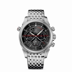 Omega Deville Chronoscope Co-Axial Rattrapante II Black / Bracelet (422.10.44.51.06.001)