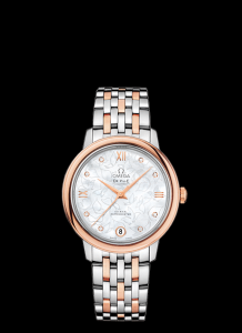 Omega Deville Prestige Co-Axial. 32.7 Butterfly Steel / Red Gold (424.20.33.20.55.001)