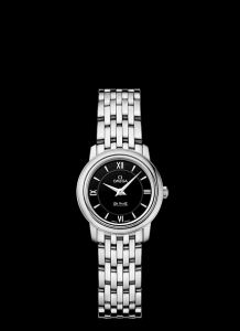 Omega Deville Prestige Quartz Ladies 24.5mm Black (424.10.24.60.01.001)
