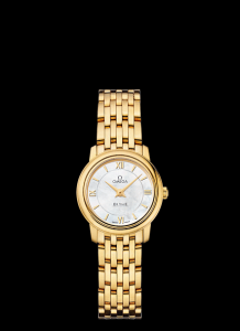 Omega Deville Prestige Quartz Ladies 24.5mm Gold / MOP (424.50.24.60.05.001)