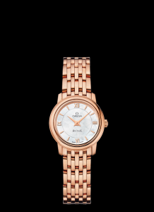 Omega Deville Prestige Quartz Ladies 24.5mm Red Gold (424.50.24.60.05.002)