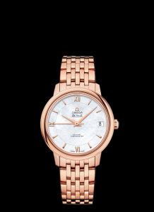 Omega DeVille Prestige Co-Axial 32.7 Red Gold Bracelet (424.50.33.20.05.002)