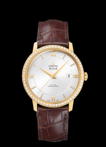 Omega De Ville Prestige Co-Axial 39.5mm Gold / Diamond (424.58.40.20.52.001)
