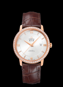 Omega De Ville Prestige Co-Axial 39.5mm Red Gold / Diamond (424.58.40.20.52.002)