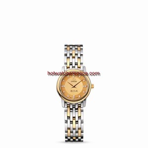 Omega Deville Prestige Quartz 22mm Two Tone / Diamond Dial (4370.16.00)