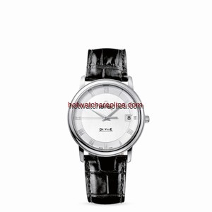 Omega Deville Prestige Quartz 34.4mm Silver / Strap (4810.33.01)
