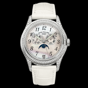 Patek Philippe Annual Calendar 4937 White Gold Diamond White Mother of Pearl (4937G-001)