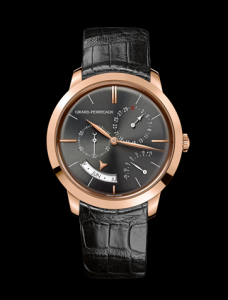 Girard-Perregaux 1966 Annual Calendar Equation of Time Pink Gold Grey (49538-52-231-BK6A)