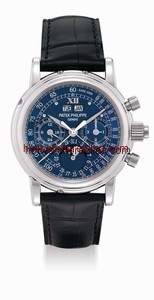 Patek Philippe Perpetual Calendar Split Seconds Chronograph 5004P Blue (5004P_Blue_Roman)