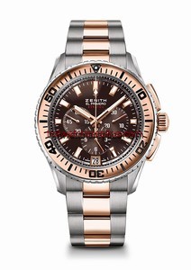 Zenith El Primero Stratos Flyback Two Tone Bracelet (51.2061.405/75.M2060)
