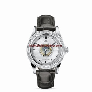 Omega Deville Tourbillon Baguettes White Gold (5924.30.32)