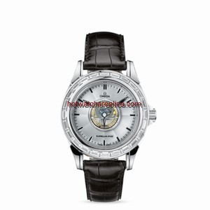 Omega Deville Tourbillon Baguettes Platinum (5944.40.31)