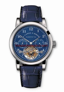 A. Lange & Sohne Tourbillon Pour le M&eacute;rite White Gold Blue (701.007)
