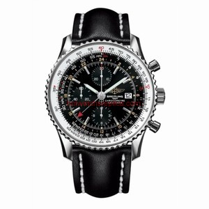 Breitling Navitimer World Black / Black Calf (A2432212.B726.441X)