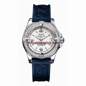 Breitling Colt Oceane Diamond / Silver / Rubber (A7738011.G600.125S)