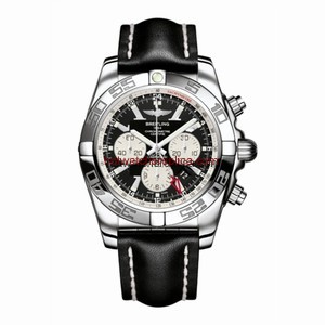Breitling Chronomat GMT Steel / Black / Calf (AB041012.BA69.441X)