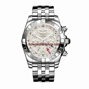 Breitling Chronomat GMT Silver / Bracelet (AB041012.G719.383A)