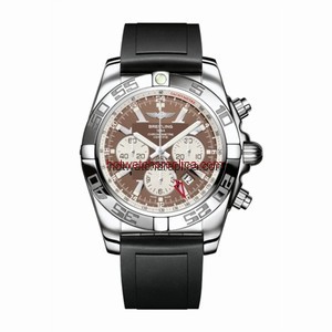 Breitling Chronomat GMT Brown / Rubber (AB041012.Q586.135S)