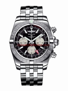 Breitling Chronomat 44 GMT Black / Bracelet (AB042011.BB56.375A)