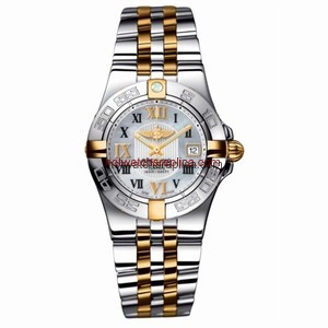 Breitling Galactic 30 Two Tone MOP / Roman / Two Tone Bracelet (B71340L2.A688.368D)