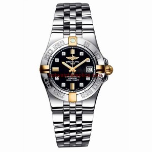Breitling Galactic 30 Two Tone Black / Diamond / Bracelet (B71340L2.BA15.368A)