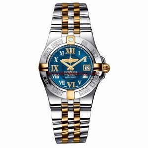 Breitling Galactic 30 Two Tone Blue / Roman / Two Tone Bracelet (B71340L2.C779.368D)