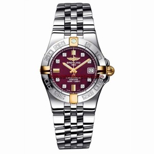 Breitling Galactic 30 Two Tone Red / Diamond / Bracelet (B71340L2.K526.368A)