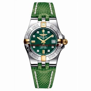 Breitling Galactic 30 Two Tone Green / Diamond / Teju (B71340L2.L517.166Z)