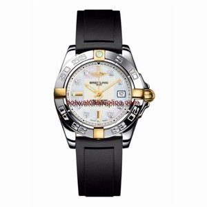 Breitling Galactic 32 Two Tone MOP / Diamond / Rubber (B71356L2.A710.133S)