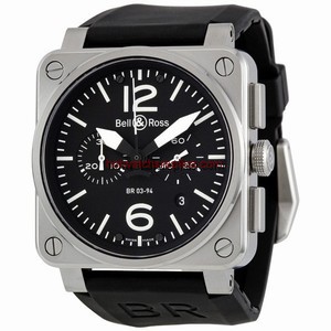 Bell & Ross Aviation BR0394-BL-ST