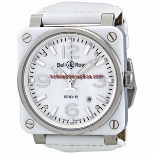 Bell & Ross Aviation BR0392-WH-C/SCA