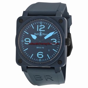 Bell & Ross Aviation BR0392-CERAM-BLUE