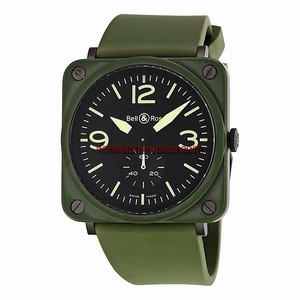 Bell & Ross Aviation BRS-CERAM-MIL/SRB
