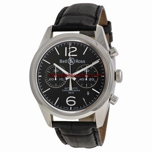Bell & Ross Vintage BRG126-BL-ST/SCR