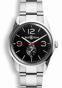 Bell & Ross BR 123 Officer Black (BRG123BLSTSST)