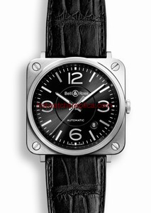 Bell & Ross BR S Officer Black (BRS92BLST)