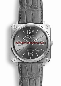 Bell & Ross BR S Officer Ruthenium (BRS92RUSTSCR)